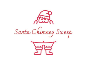 Santa chimney sweep
