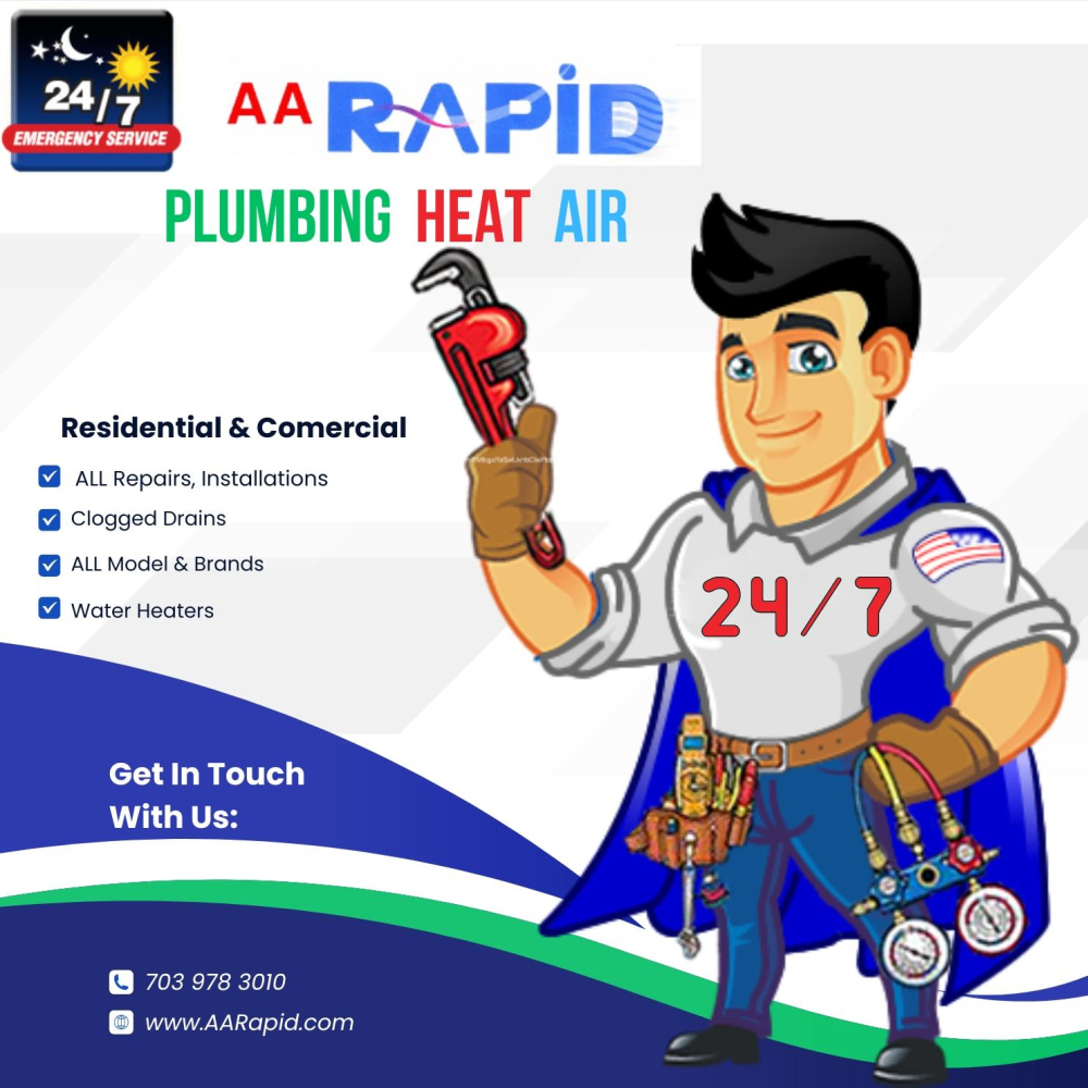 AA RAPID Plumbing, Air Conditioning, Heating LLC